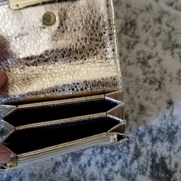 Gold 4 Compartment Charms Clutch - Picture 2 of 5